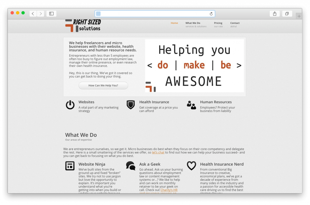 Right Sized Solutions